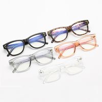 Elegant Simple Style Solid Color Ac Square Full Frame Optical Glasses main image 1
