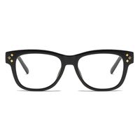 Elegant Simple Style Solid Color Ac Square Full Frame Optical Glasses main image 2