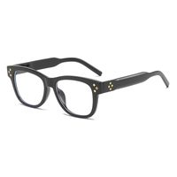 Elegant Simple Style Solid Color Ac Square Full Frame Optical Glasses sku image 1