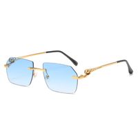 Hip Hop Punk Strassenmode Einfarbig Pc Quadrat Rahmenlos Sonnenbrille Der Frauen sku image 4