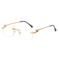 Hip Hop Punk Strassenmode Einfarbig Pc Quadrat Rahmenlos Sonnenbrille Der Frauen sku image 2