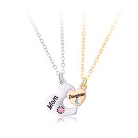Cute Letter Moon Heart Shape Alloy Plating Mother'S Day Unisex Pendant Necklace main image 3