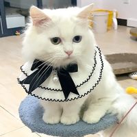 Sweet Cotton Polyester Bow Knot Pet Scarf main image 3