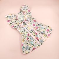 Sweet Cotton Flower Bow Knot Pet Clothing main image 5