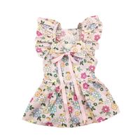 Sweet Cotton Flower Bow Knot Pet Clothing main image 2