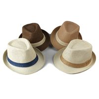 Women's Simple Style Classic Style Color Block Crimping Sun Hat main image 1