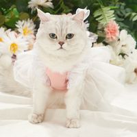 Sweet Polyester Bow Knot Pet Clothing main image 1