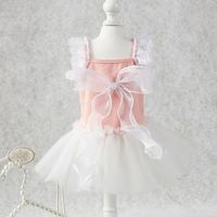 Sweet Polyester Bow Knot Pet Clothing sku image 11