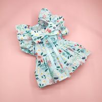 Pastoral Cotton Leaves Flower Pet Clothing main image 4