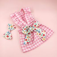 Sweet Polyester Bow Knot Pet Clothing sku image 2