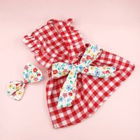 Sweet Polyester Bow Knot Pet Clothing sku image 16