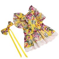 Pastoral Cotton Flower Pet Clothing main image 3