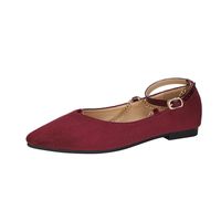 Women's Casual Vacation Solid Color Point Toe Flats main image 5
