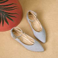 Women's Casual Vacation Solid Color Point Toe Flats main image 3