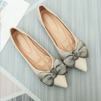 Women's Casual Vintage Style Solid Color Point Toe Flats main image 4