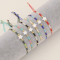 Romantic Commute Star Rope Shell Beaded Braid Women's Bracelets main image 3