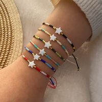 Romantic Commute Star Rope Shell Beaded Braid Women's Bracelets main image 1