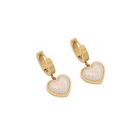 Stainless Steel 18K Gold Plated Wedding Romantic Commute Plating Inlay Heart Shape Pearl Bracelets Earrings Necklace main image 10