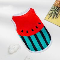 Casual Polyester Letter Watermelon Pet Clothing sku image 5