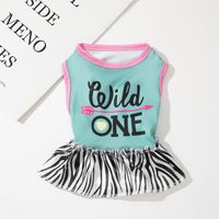 Casual Polyester Letter Tree Pet Clothing sku image 9