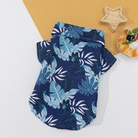 Hawaiian Polyester Leaves Pet Clothing sku image 9