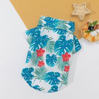 Hawaiian Polyester Leaves Pet Clothing sku image 8