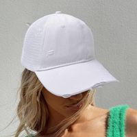 Unisex Simple Style Solid Color Curved Eaves Baseball Cap main image 2