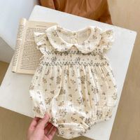 Princess Cute Flower Cotton Baby Rompers main image 1