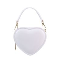 Women's Small Pvc Solid Color Streetwear Square Magnetic Buckle Shoulder Bag sku image 1