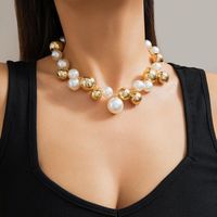 Simple Style Geometric Imitation Pearl Women's Necklace sku image 5