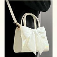 Women's Small Pu Leather Solid Color Classic Style Square Zipper Handbag main image 5