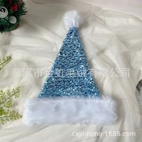 Christmas Basic Simple Style Color Block Nonwoven Party Festival Christmas Hat sku image 11