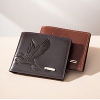 Men's Solid Color Pu Leather Open Small Wallets main image video