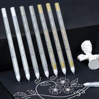 1 Piece Solid Color Learning School Daily Plastic Simple Style Classic Style Ballpoint Pen main image 1