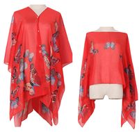 Women's Streetwear Flower Butterfly Polyester Shawl main image 5