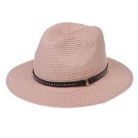 Women's Elegant Simple Style Solid Color Big Eaves Fedora Hat sku image 15