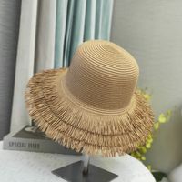 Women's Simple Style Classic Style Solid Color Flat Eaves Straw Hat sku image 4
