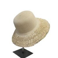 Women's Simple Style Classic Style Solid Color Flat Eaves Straw Hat main image 2