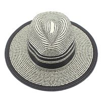 Women's Simple Style Classic Style Color Block Flat Eaves Straw Hat main image 2