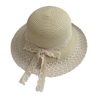 Women's Elegant Classic Style Solid Color Big Eaves Straw Hat main image 2