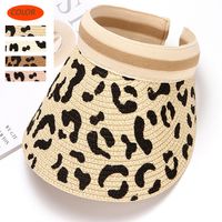 Women's Simple Style Classic Style Color Block Printing Wide Eaves Sun Hat main image 5
