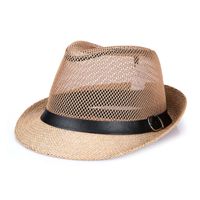 Women's Simple Style Solid Color Crimping Fedora Hat main image 1
