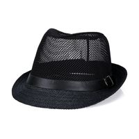 Women's Simple Style Solid Color Crimping Fedora Hat main image 2