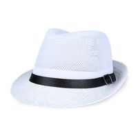Women's Simple Style Solid Color Crimping Fedora Hat sku image 4