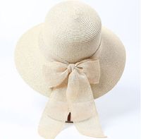 Women's Vintage Style Sweet Solid Color Flat Eaves Sun Hat sku image 5