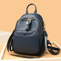 Waterproof Solid Color Casual Daily Women's Backpack main image 5