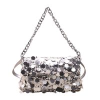 Women's Medium Pu Leather Solid Color Streetwear Square Magnetic Buckle Underarm Bag main image 6