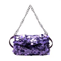 Women's Medium Pu Leather Solid Color Streetwear Square Magnetic Buckle Underarm Bag sku image 3