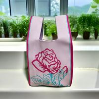 Femmes Moyen Velours Fleur Mignon Carré Ouvert Sac À Main sku image 46