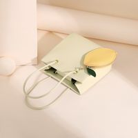 Women's Small Pu Leather Solid Color Cute Basic Square Open Underarm Bag main image 4
